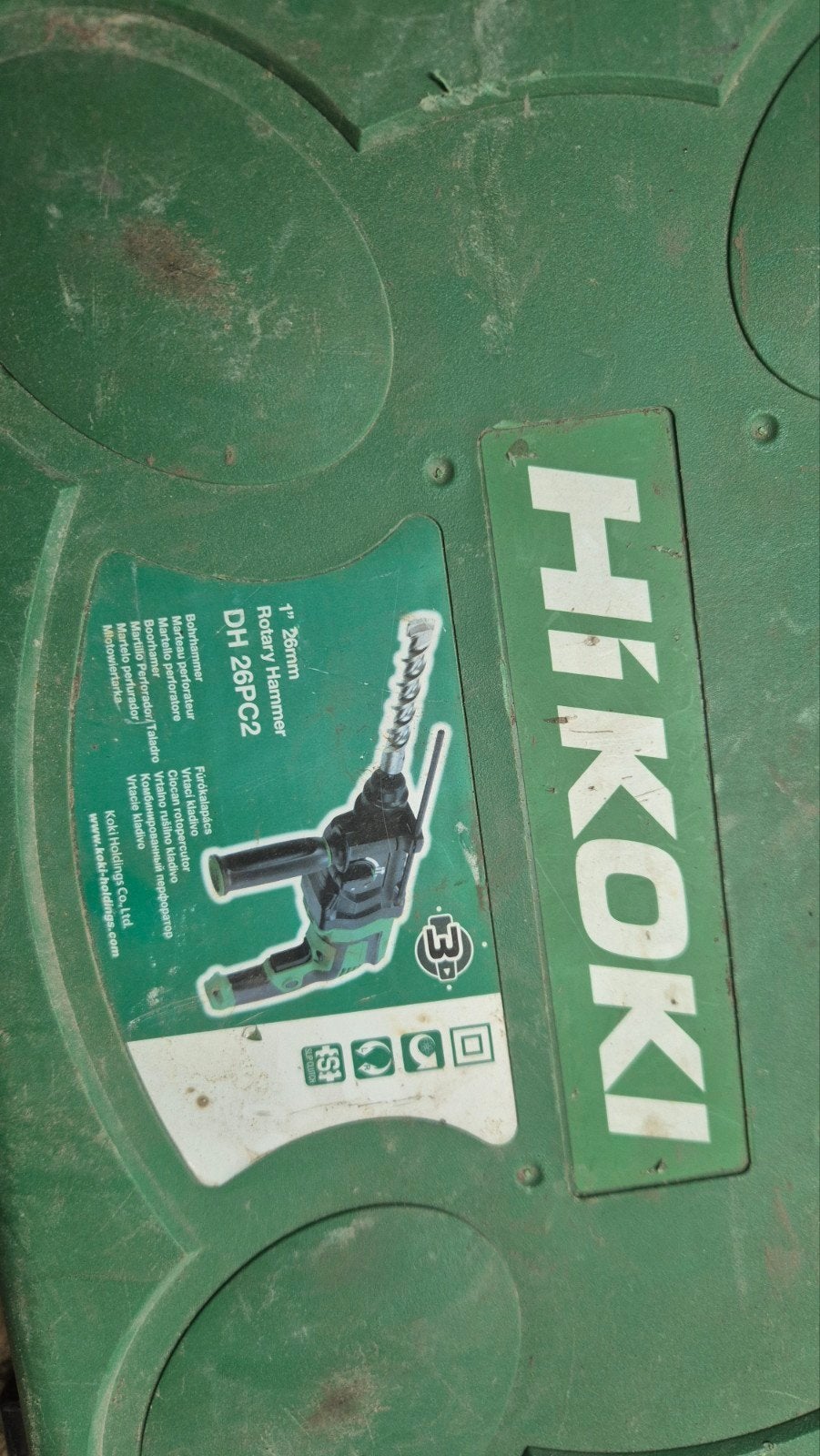 HiKOKI DH 26PC2 Boorhamer - Krachtig en Betrouwbaar, Ophalen, Boor- en/of Breekhamer, Klopboormechanisme, Gebruikt