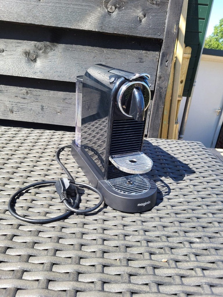 Nespresso apparaat magimix 1keer gebruikt!, Ophalen, Afneembaar waterreservoir, Espresso apparaat, Overige typen