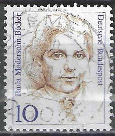 Duitsland Bundespost 1988 - Yvert 1191 - Beroemdheden (ST), Verzenden, BRD, Gestempeld