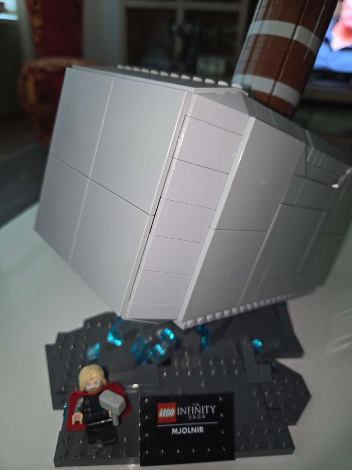 Lego thor hamer inclusief boekjes en doos., Ophalen, Zo goed als nieuw, Overige merken