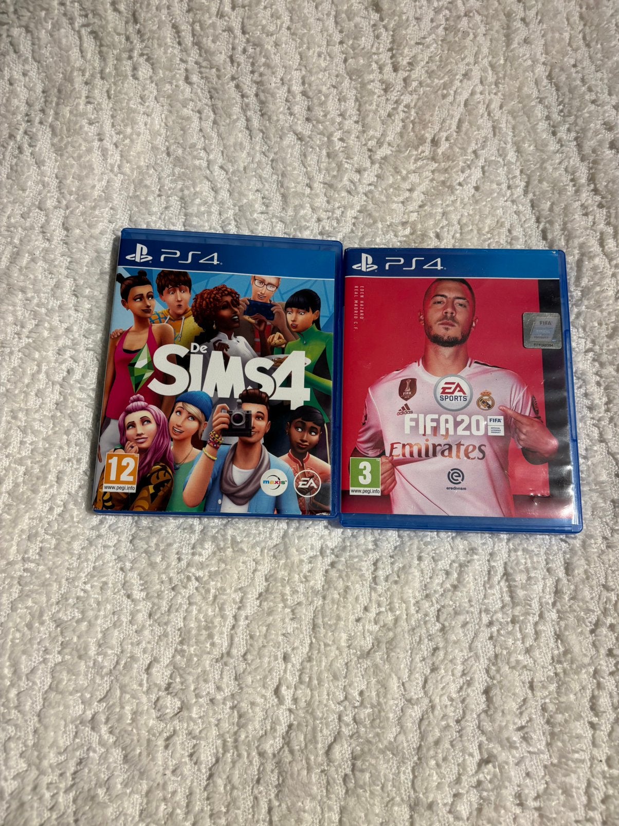 PS4 Slim met controller, FIFA 20 en De Sims 4, Ophalen, Met 1 controller, Slim, 500 GB