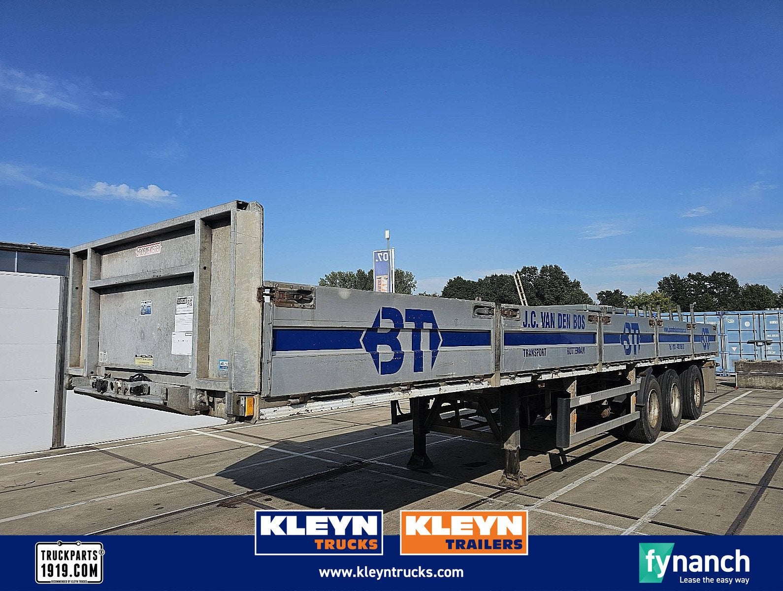 GROENEWEGEN 40.05 DRO-15-27B galvanised 12.2m, Auto's, Overige kleuren, Origineel Nederlands, Bedrijf, Aanhangers en Opleggers