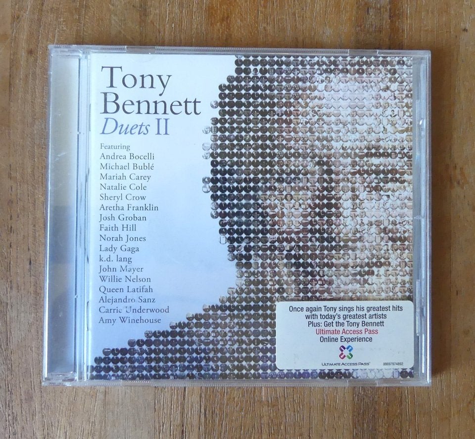 CD Tony Bennett duets 2 Lady Gaga Amy Winehouse e.d., Gebruikt, Pop, Ophalen of Verzenden, Album
