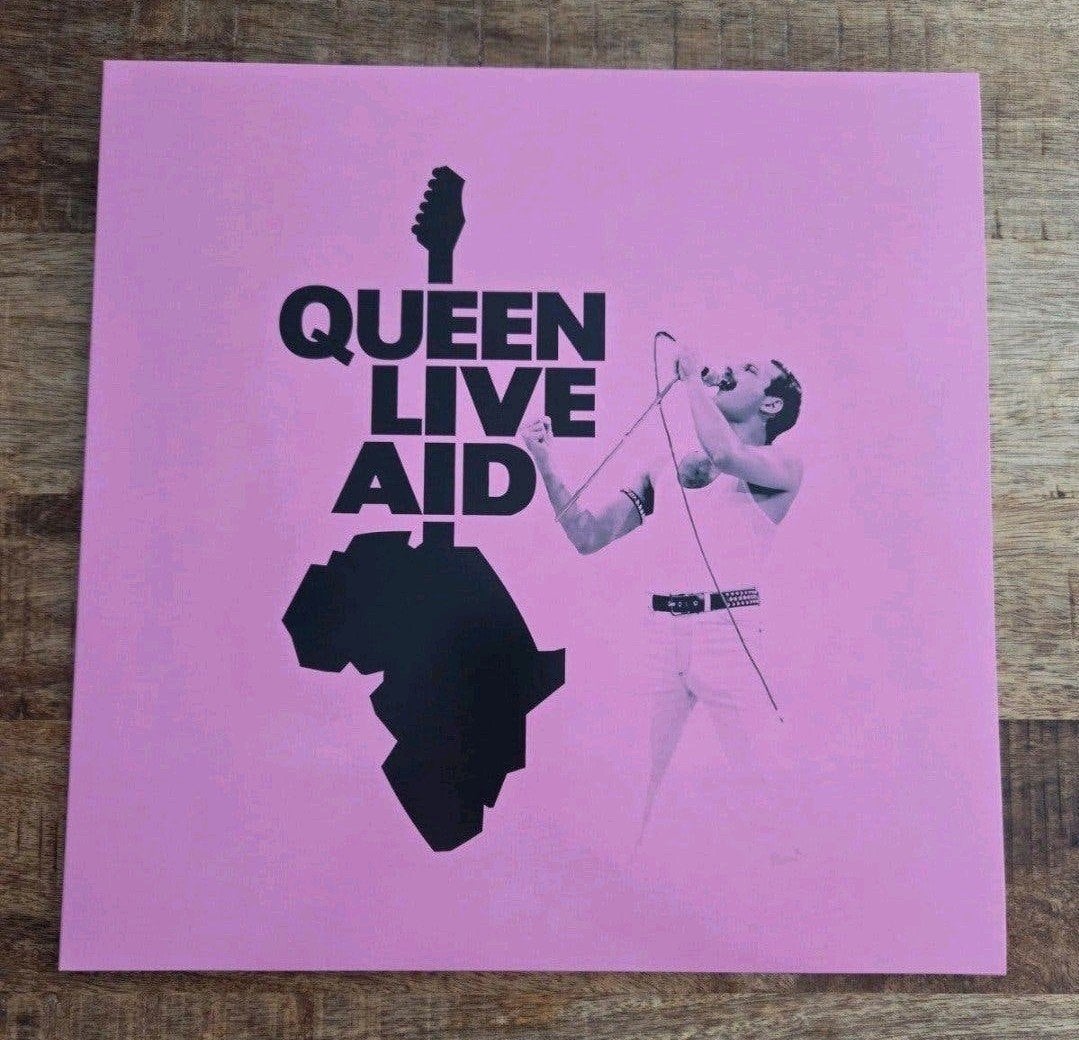 Lp Queen live aid album, Cd's en Dvd's, Ophalen of Verzenden, Zo goed als nieuw, 12 inch