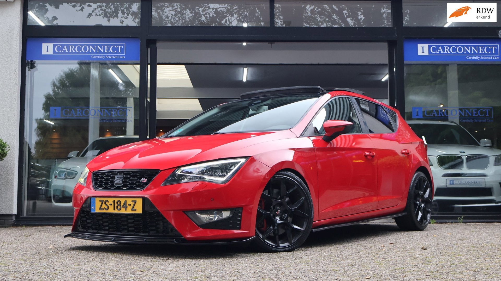 Seat Leon 2.0 TDI FR 220pk|Stage1|Pano|Leder|Vol!, Euro 5, Gebruikt, Zwart, 4 cilinders