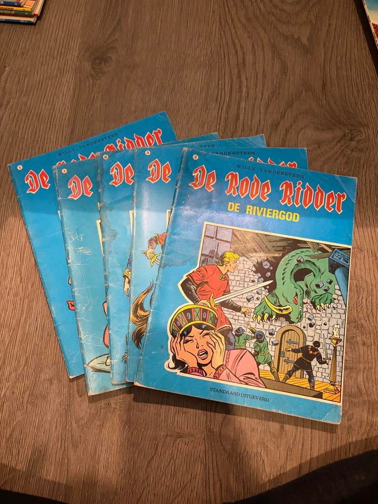 De Rode Ridder stripboeken - Nummers 6, 8, 48, 70, 79, Boeken, Stripboeken, Meerdere stripboeken, Ophalen, Gelezen