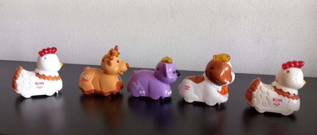 5 Vtech dieren met geluid, Ophalen of Verzenden, Zo goed als nieuw, 6 jaar of ouder