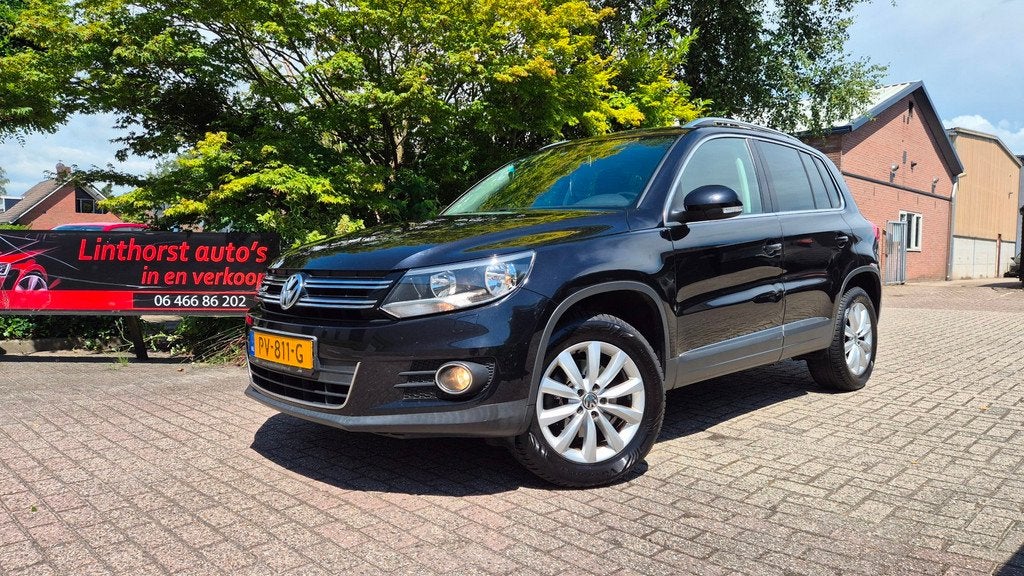 Volkswagen Tiguan 2.0 TDI Track&Field 4Motion 2012, Auto's, Automaat, Euro 5, Gebruikt, Zwart