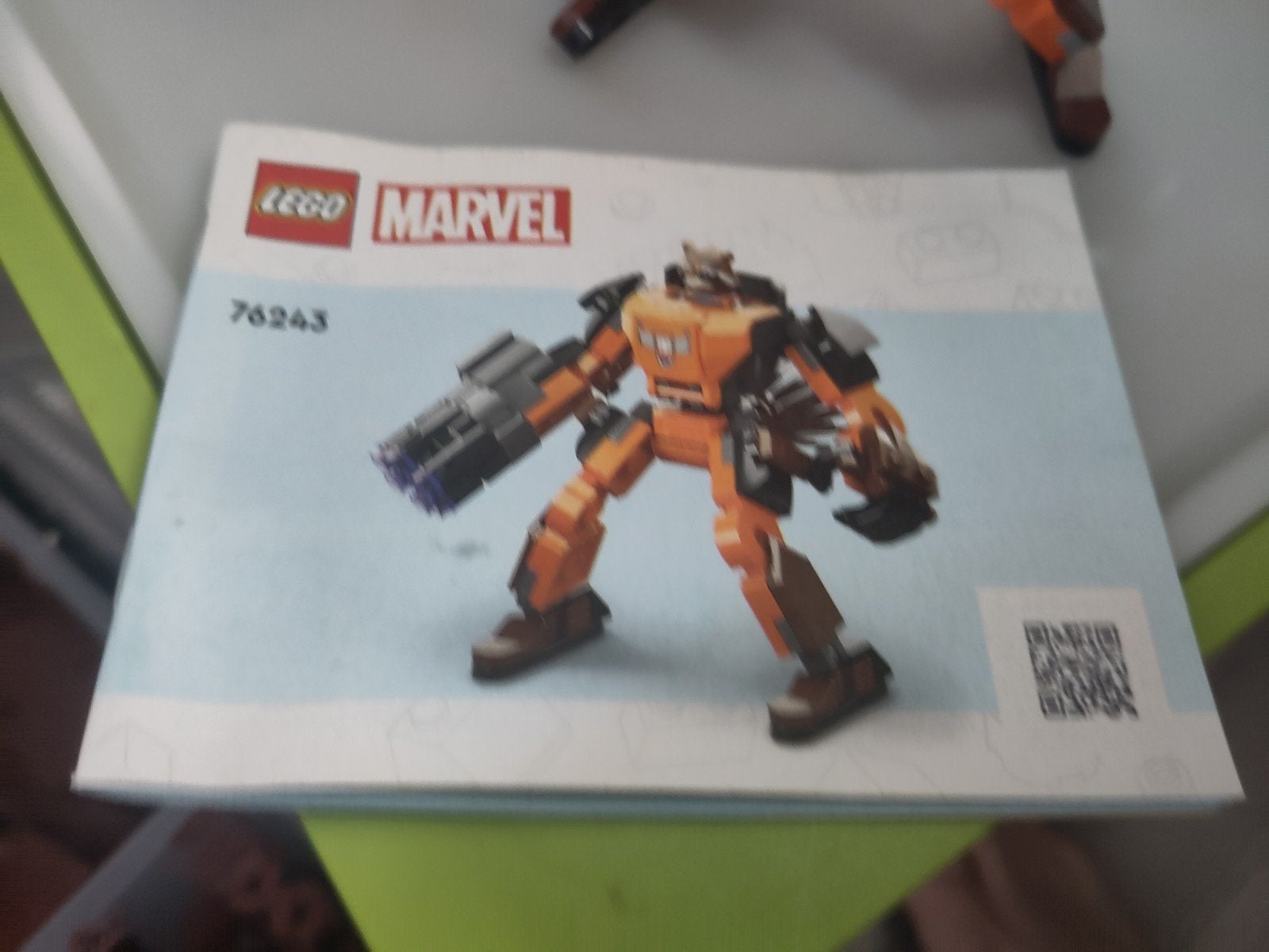 LEGO Marvel Rocket Raccoon Mech (76243) met minifiguur, Ophalen of Verzenden