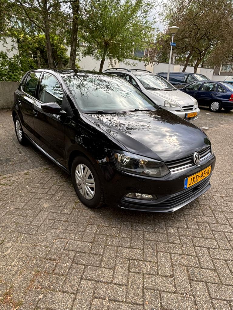 Volkswagen Polo 1.0 TSI 55KW 2017 Zwart, Auto's, Volkswagen, 74 pk, Zwart, Handgeschakeld, Particulier