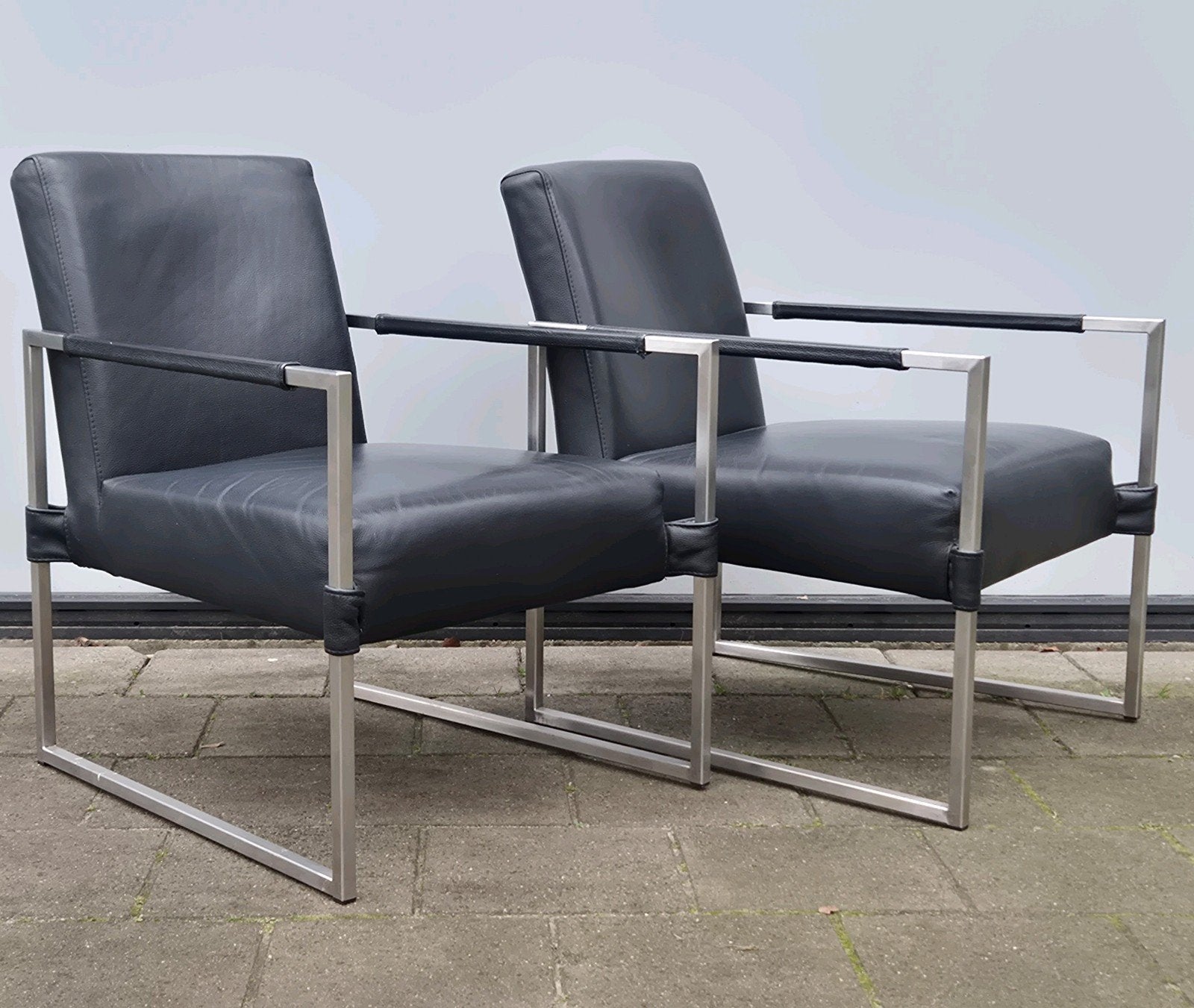 2 design fauteuils Clark merk Bert Plantagie., Ophalen, Gebruikt, Minder dan 75 cm, 50 tot 75 cm