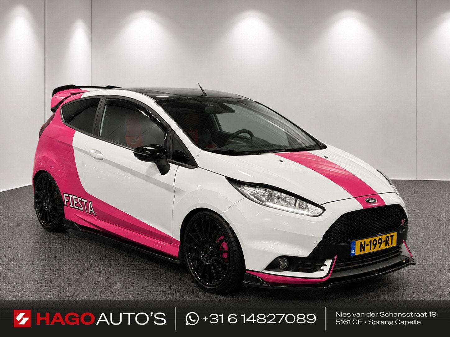 Ford Fiesta 1.6 ST2 LED/NAVI/CRUISE/RECARO/MAXTON/MILTEK/CAM, Voorwielaandrijving, 1596 cc, 1063 kg, Gebruikt
