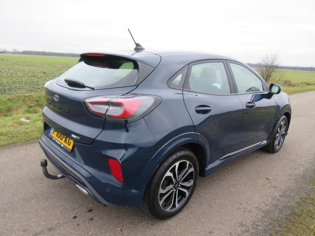 Ford Puma 1.0 ST Line X Hybride Benzine Elektrisch 40.000Km, Auto diversen, Schadeauto's, Blauw, Handgeschakeld, Hybride Elektrisch/Benzine