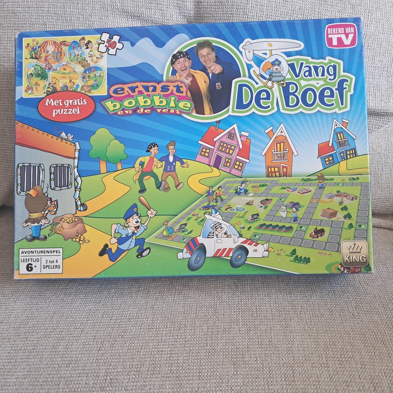 Spel Ernst en Bobbie vang de boef, Een of twee spelers, Ophalen of Verzenden, Gebruikt, King