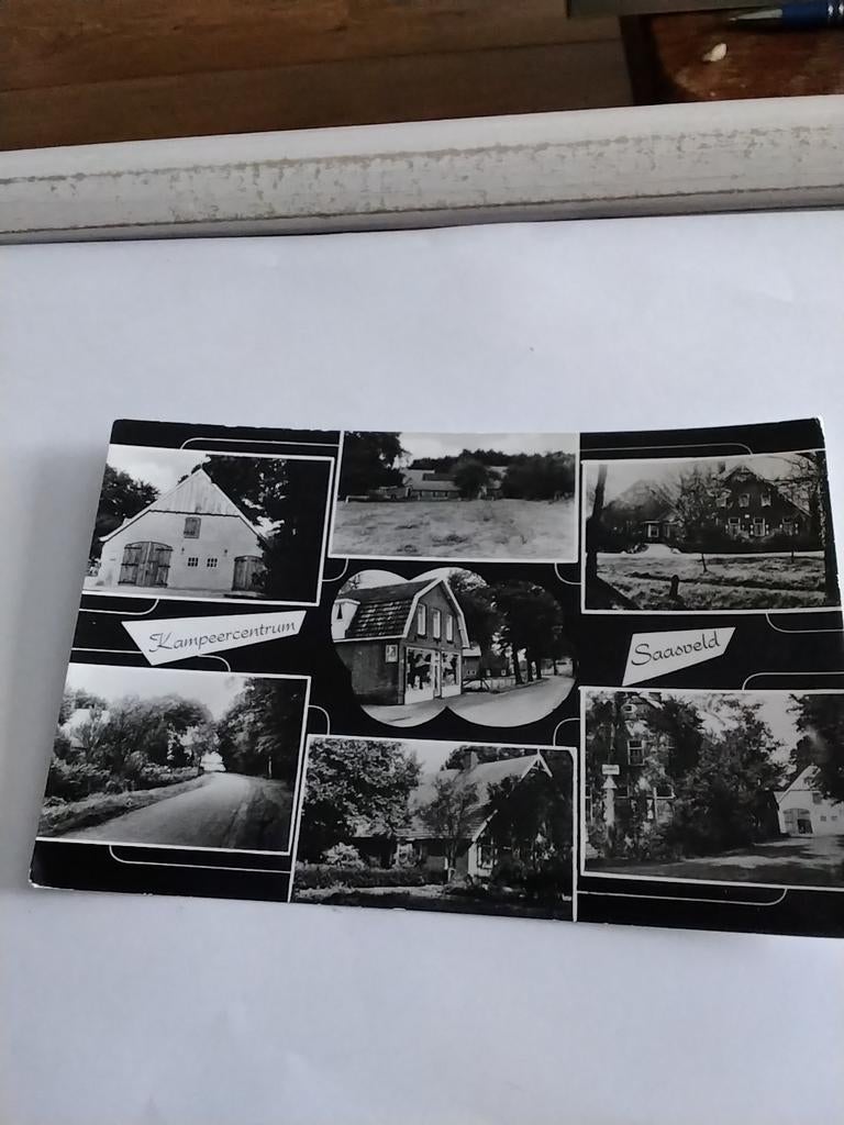 SAASVELD. KAMPEERCENTRUM  7 afbeeldingen, Ophalen of Verzenden, Voor 1920, Zuid-Holland