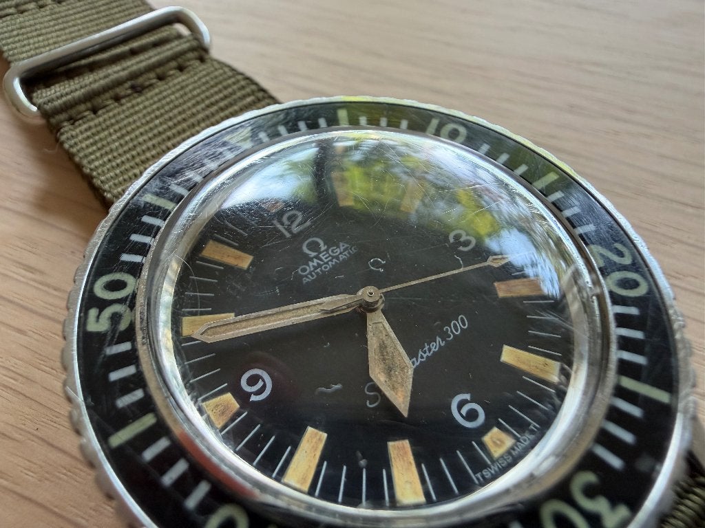 Omega Seamaster 300. Type 165.024, Staal, Met bandje, Polshorloge, Omega