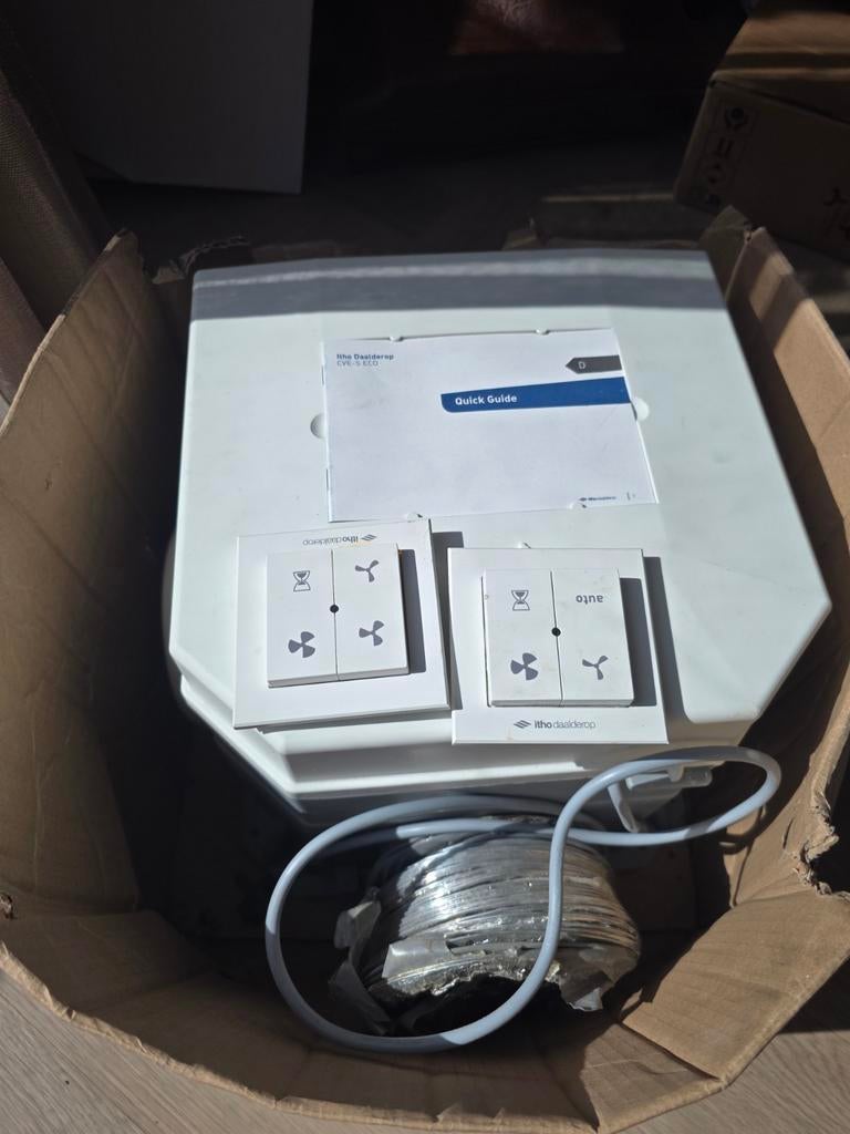Itho Daalderop CVE-S ECO met bedieningsschakelaars, Doe-het-zelf en Verbouw, Ventilatie en Afzuiging, Ophalen of Verzenden