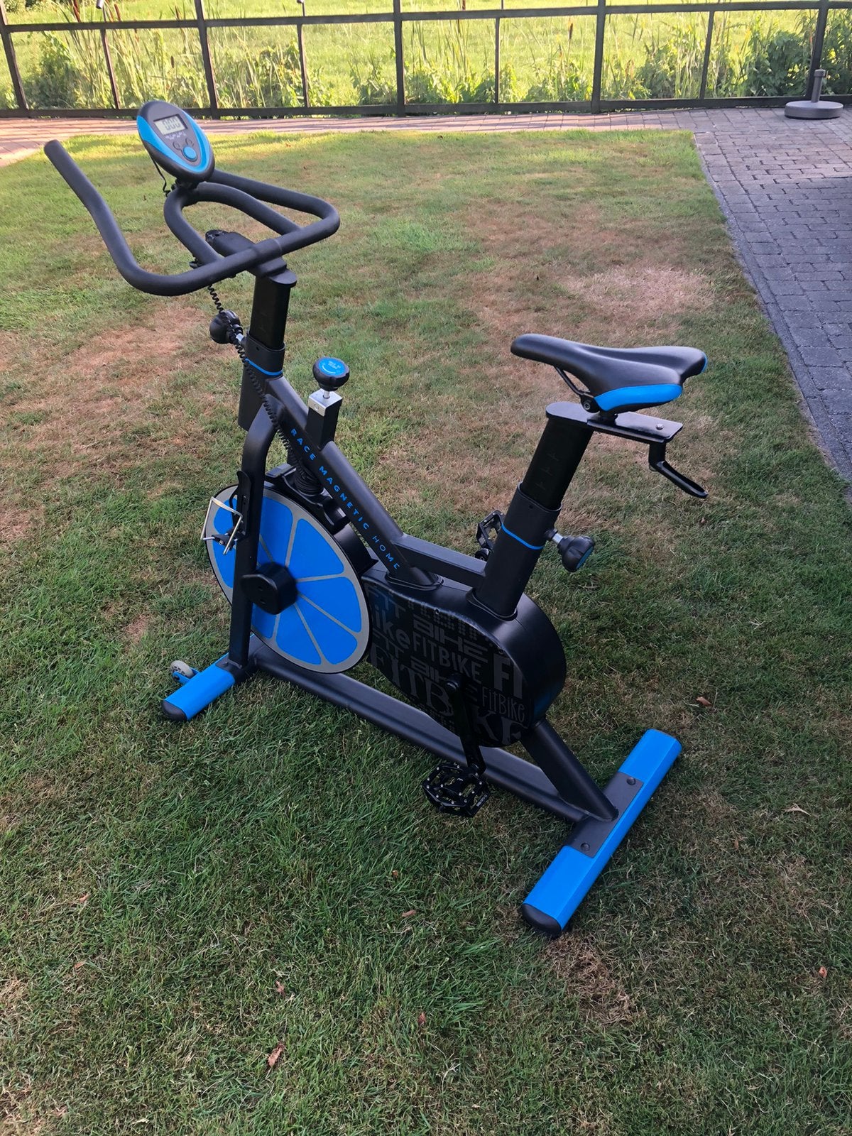 Fitbike spinningbike spinningfiets speedbike hometrainer, Ophalen, Zo goed als nieuw, Hometrainer