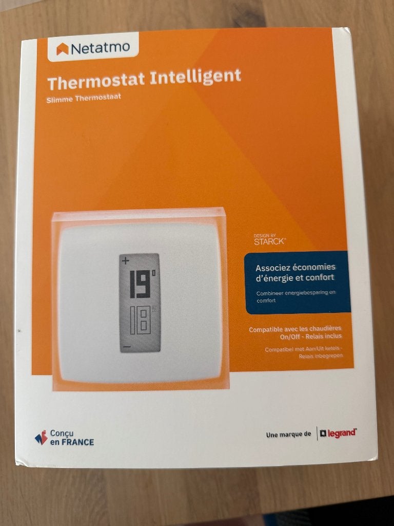 Netatmo Thermostaat NTH01 (Nieuw in Doos), Verzenden, Slimme thermostaat, Nieuw