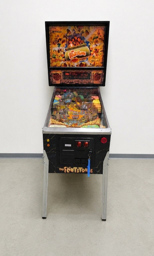 THE FLINTSTONES WILLIAMS PINBALL FLIPPER, Verzamelen, Automaten | Flipperkasten, Gebruikt, Verzenden, Williams, Dot-matrix
