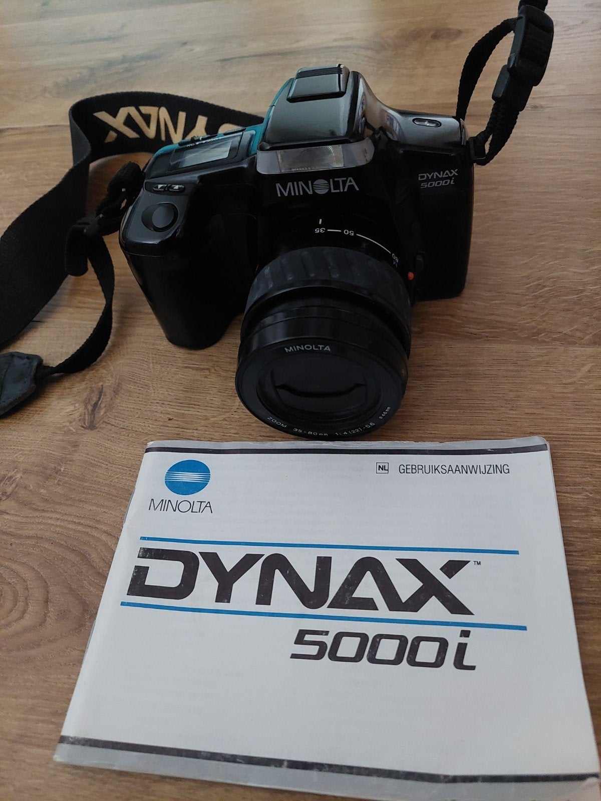 Minolta Dynax 5000i fotocamera, Audio, Tv en Foto, Ophalen, Gebruikt, Spiegelreflex, Minolta
