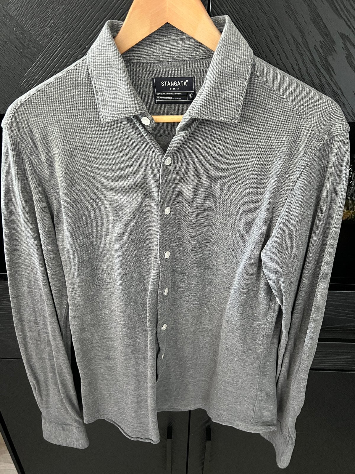 Stangata heren blouse maat M, Kleding | Heren, Ophalen of Verzenden, Zo goed als nieuw, Grijs