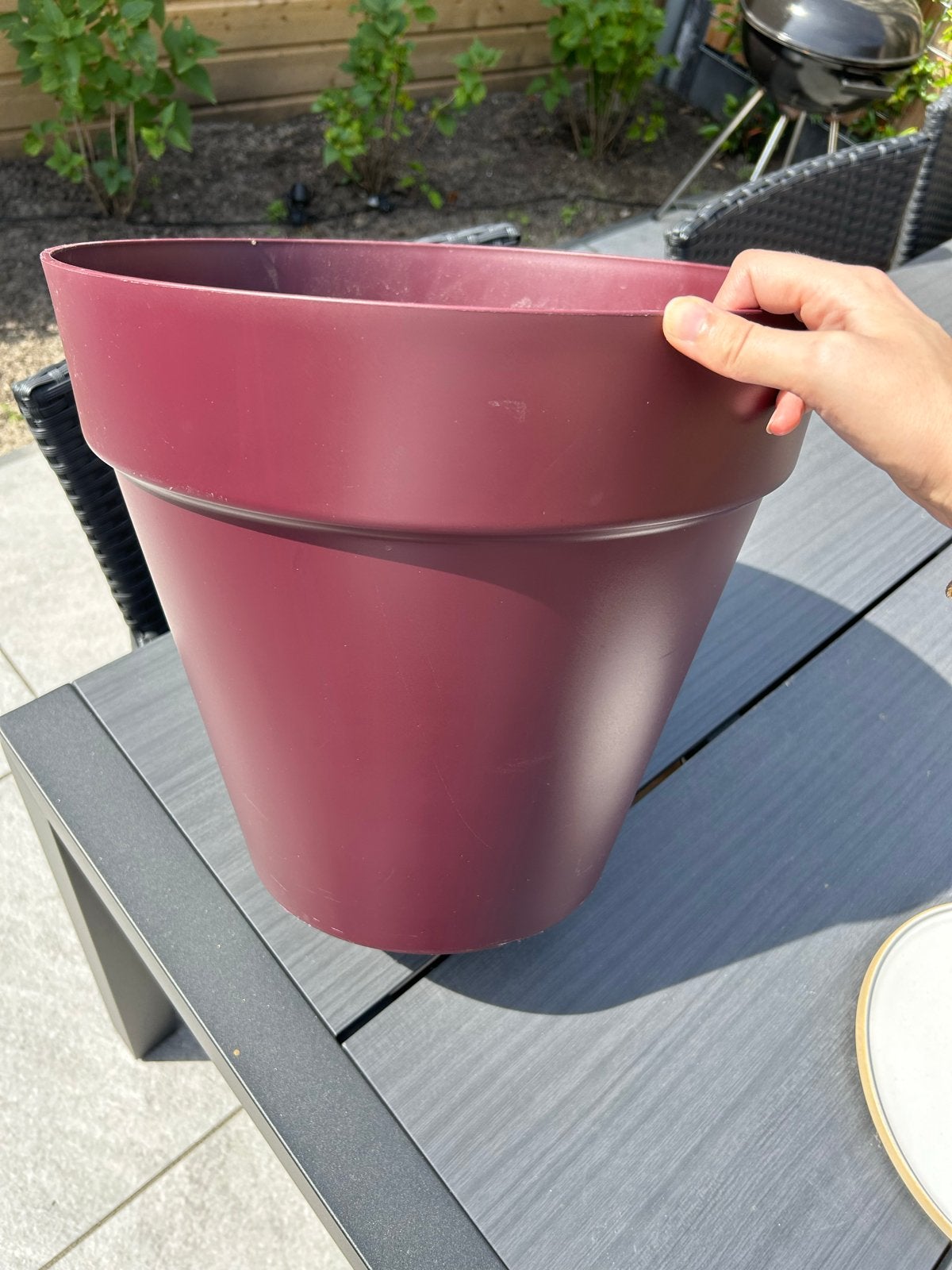 Elho Loft Urban plantenpot - Zo goed als nieuw, Kunststof, 40 cm of meer, Rond, Binnen