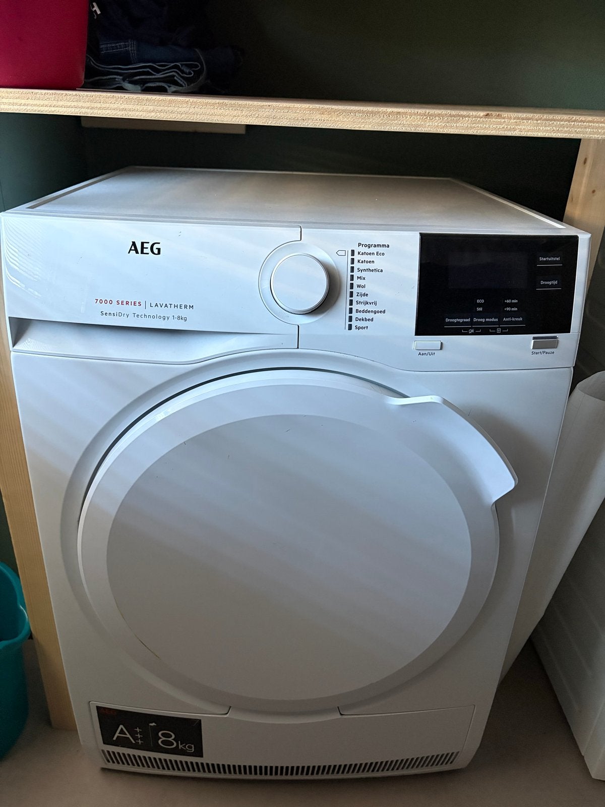 AEG 7000 Series Lavatherm (SensiDry) - Defect, 8 tot 10 kg, Ophalen of Verzenden, Energieklasse A of zuiniger, Niet werkend