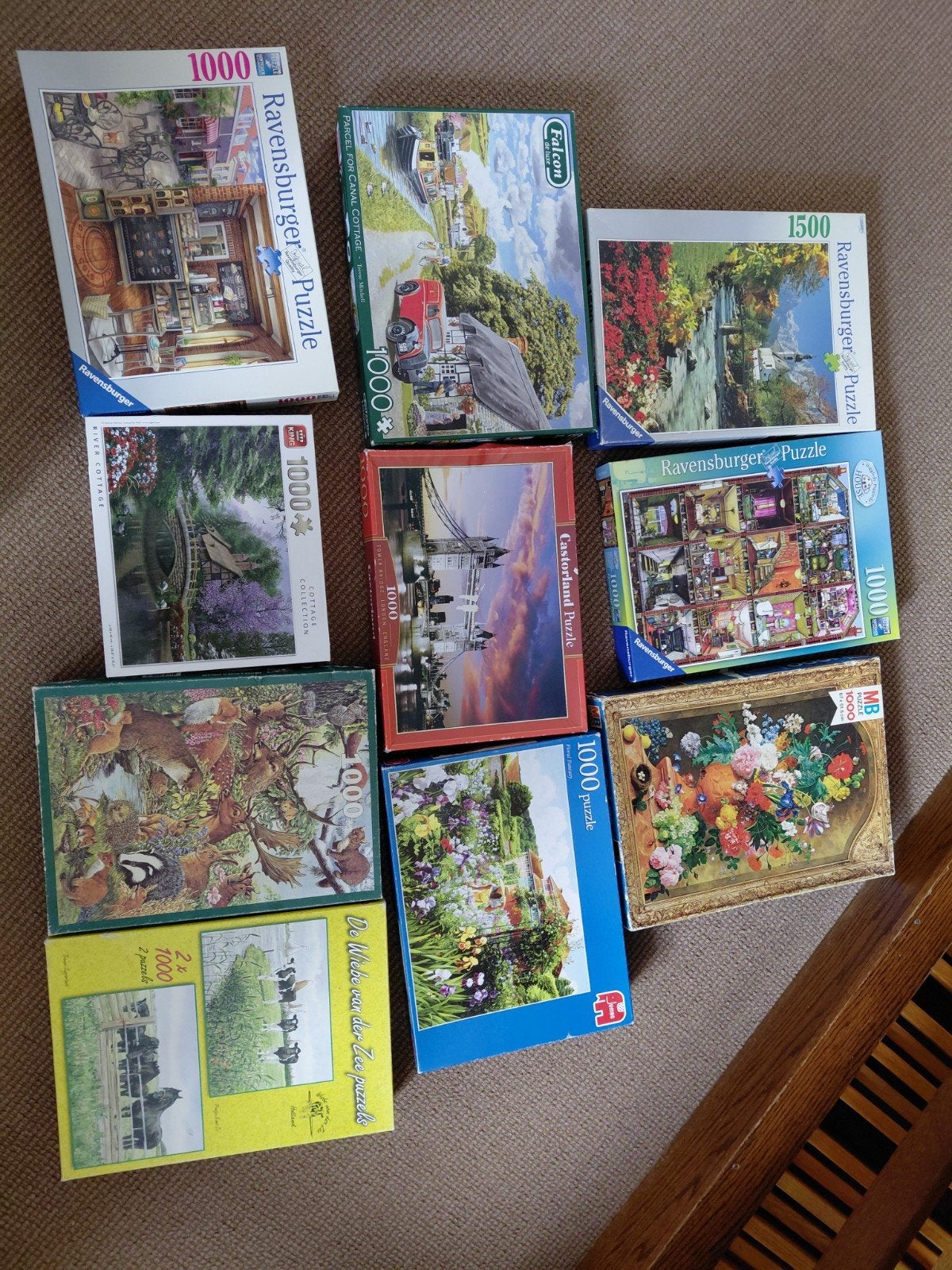 legpuzzels, Ophalen of Verzenden, 500 t/m 1500 stukjes, Gebruikt, Legpuzzel