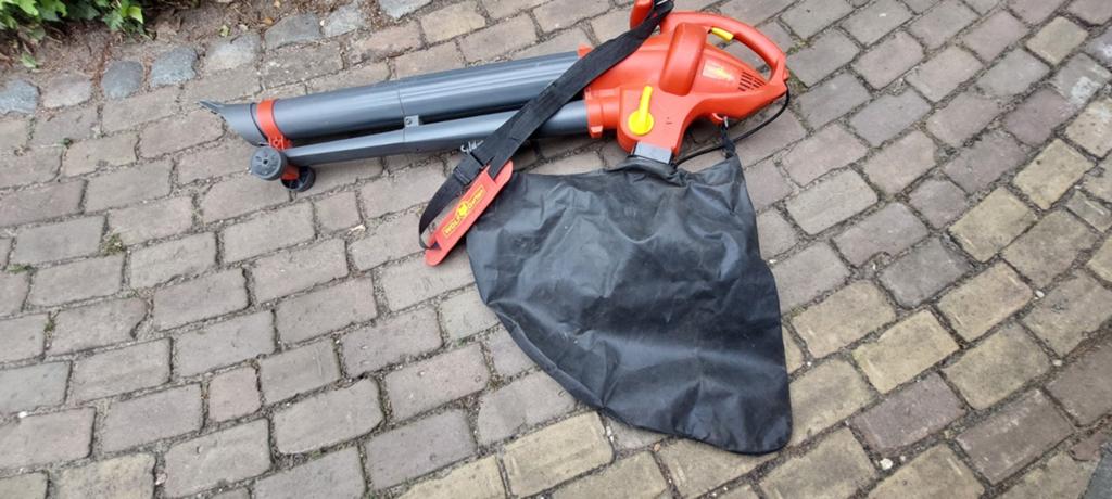 WOLF-Garten Bladblazer/Bladzuiger met versnipperfunctie, Tuin en Terras, Ophalen, Gebruikt, WOLF-Garten, Met opvangzak