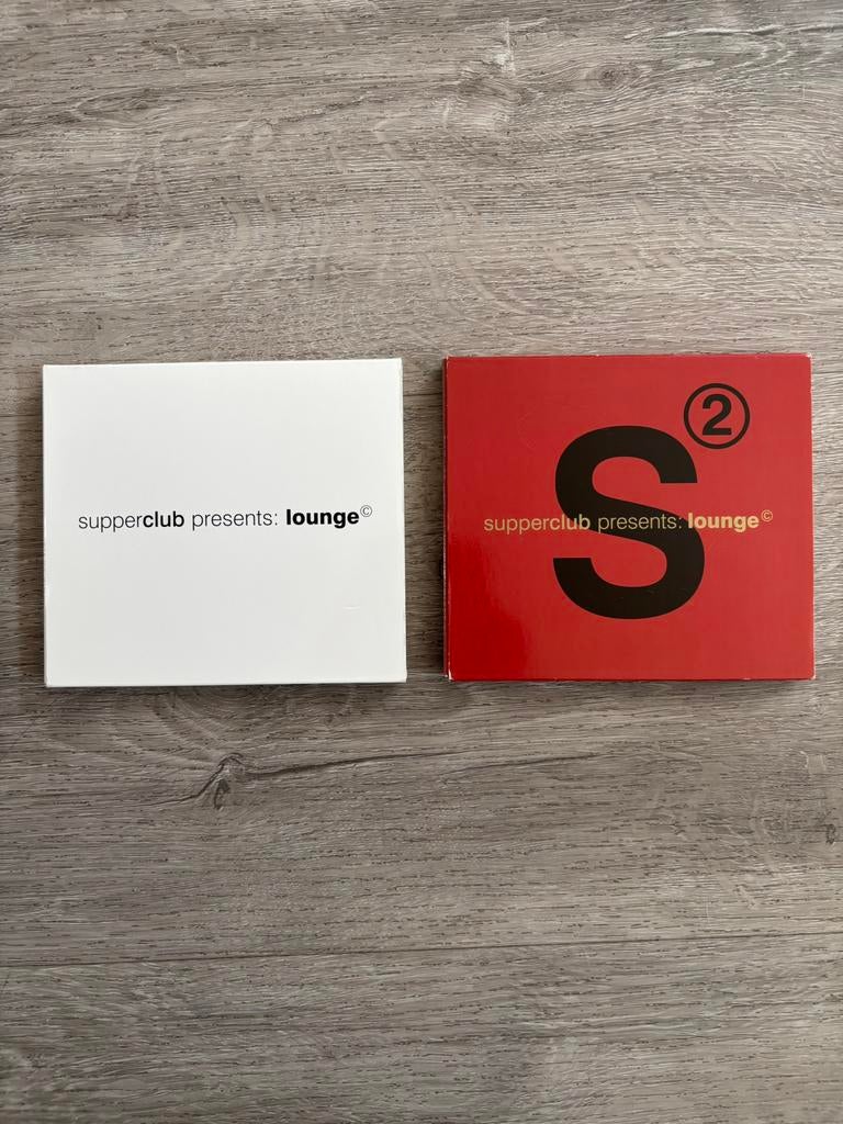 Supperclub presents: lounge CD's (deel 1 en 2), Cd's en Dvd's, Cd's | Dance en House, Ophalen, Zo goed als nieuw, Ambiënt of Lounge