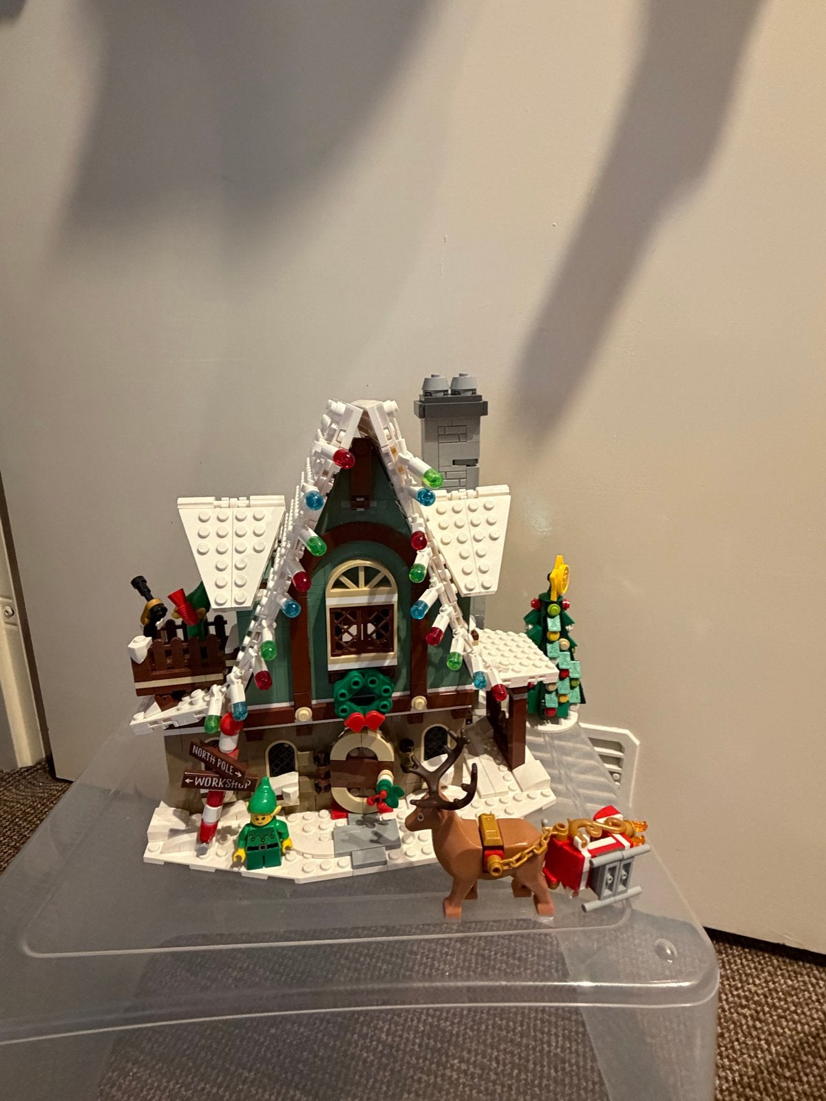 Lego Elf Clubhuis - Kerstmis Winter Village Set, Ophalen of Verzenden, Zo goed als nieuw, Overige merken
