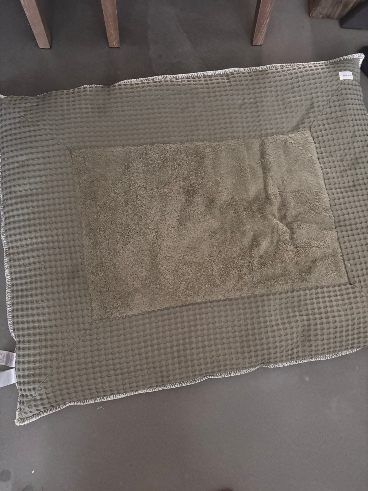 Koeka wafel boxklewd met teddy voering - Olijfgroen, Ophalen, Gebruikt