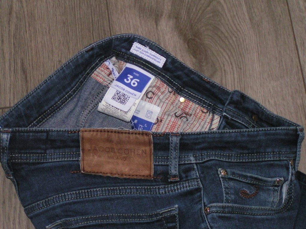 JACOB COHEN spijkerbroek,Mt 36,L32 ,mod.BART ,topstaat, Kleding | Heren, Blauw, Tweedehands, W32 (confectie 46) of kleiner, Ophalen of Verzenden