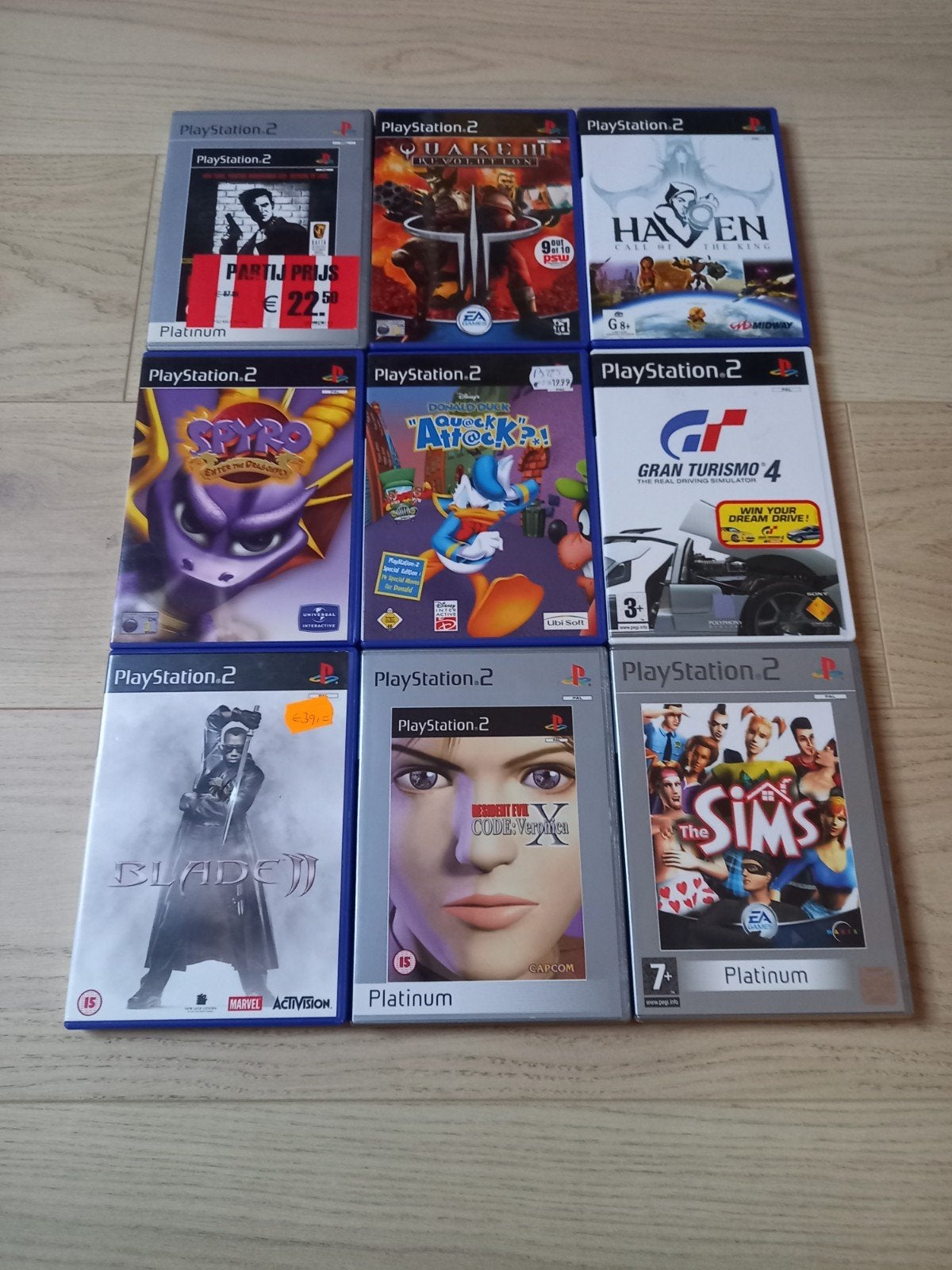 9 Playstation 2 games oa Blade 2, Avontuur en Actie, 1 speler, Ophalen of Verzenden, Zo goed als nieuw