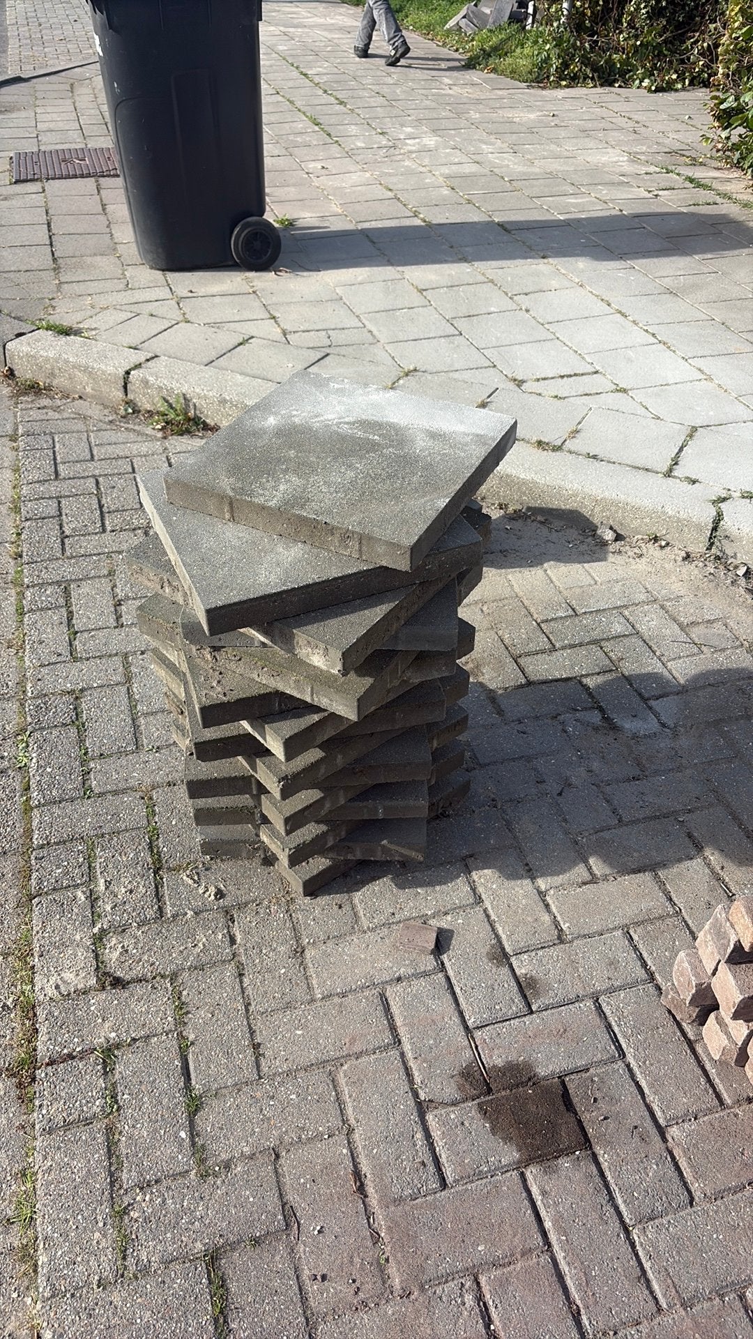 Gratis af te halen. Wildverband, Ophalen, Gebruikt, 5 tot 10 m², Beton