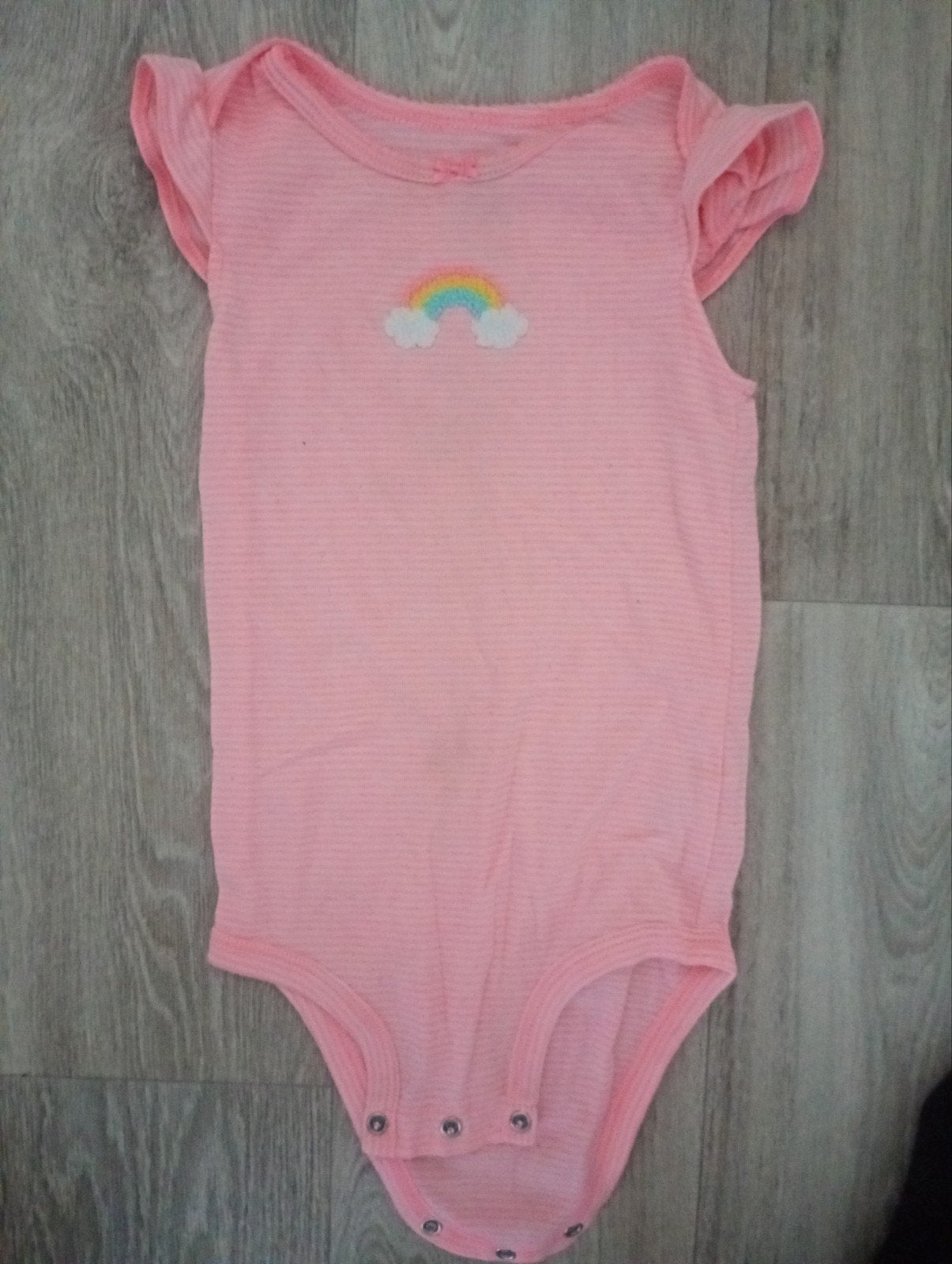 Roze romper met regenboogje - Carter's (24 maanden), Ophalen of Verzenden, Zo goed als nieuw, Meisje