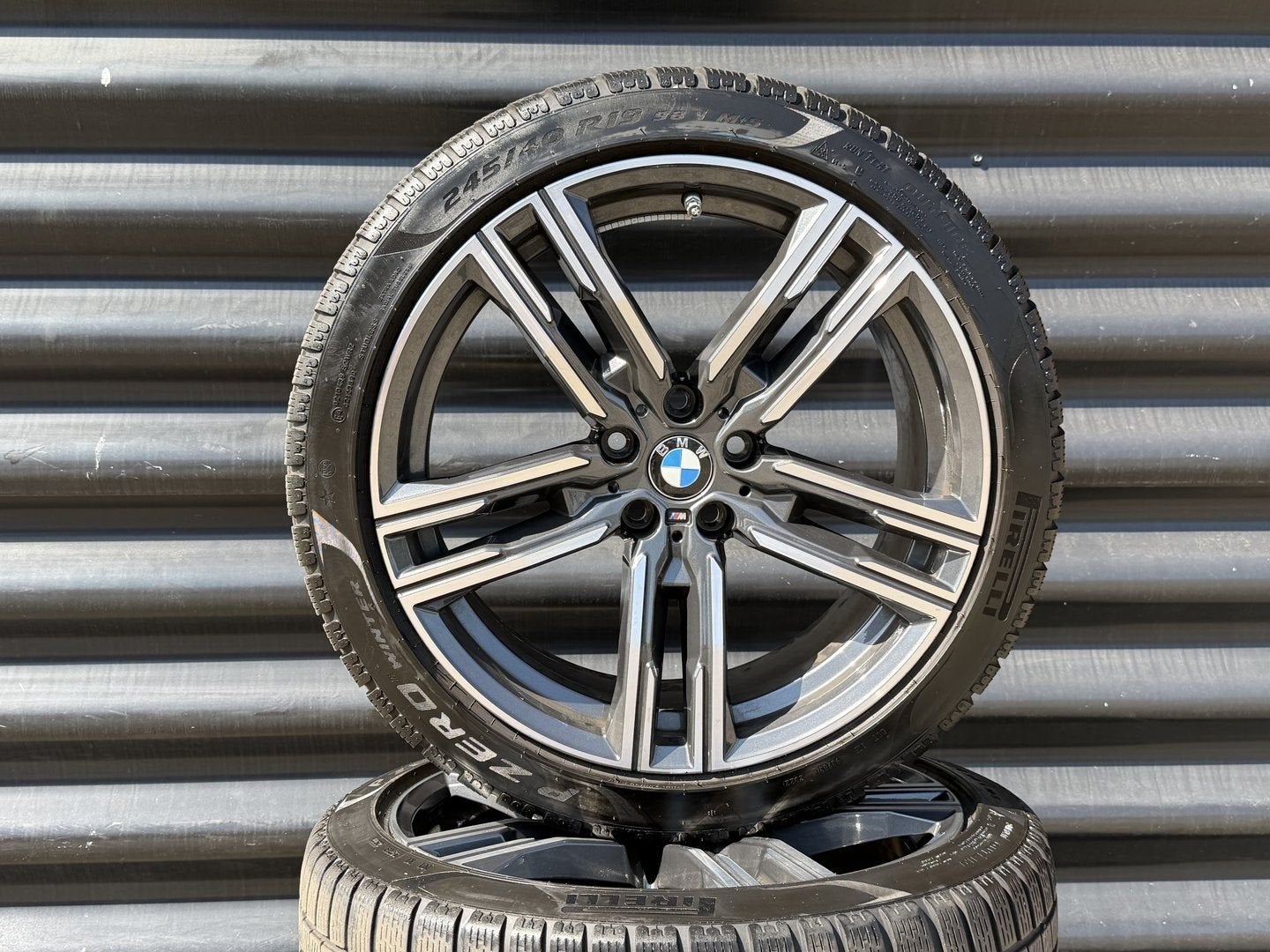 19” Orig Bmw Styl 727M G30 G31 G14 G15 velgen Winterbanden, Gebruikt, -, -, Banden en Velgen