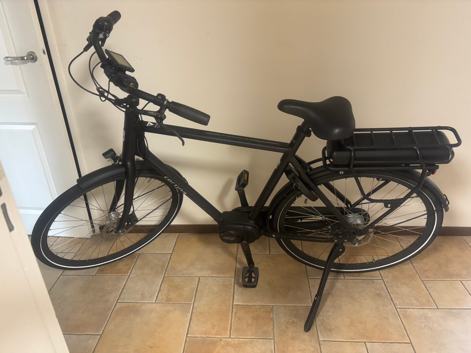 Cortina E-Foss herenfiets zwart, Ophalen of Verzenden, Zo goed als nieuw, Overige merken, Versnellingen