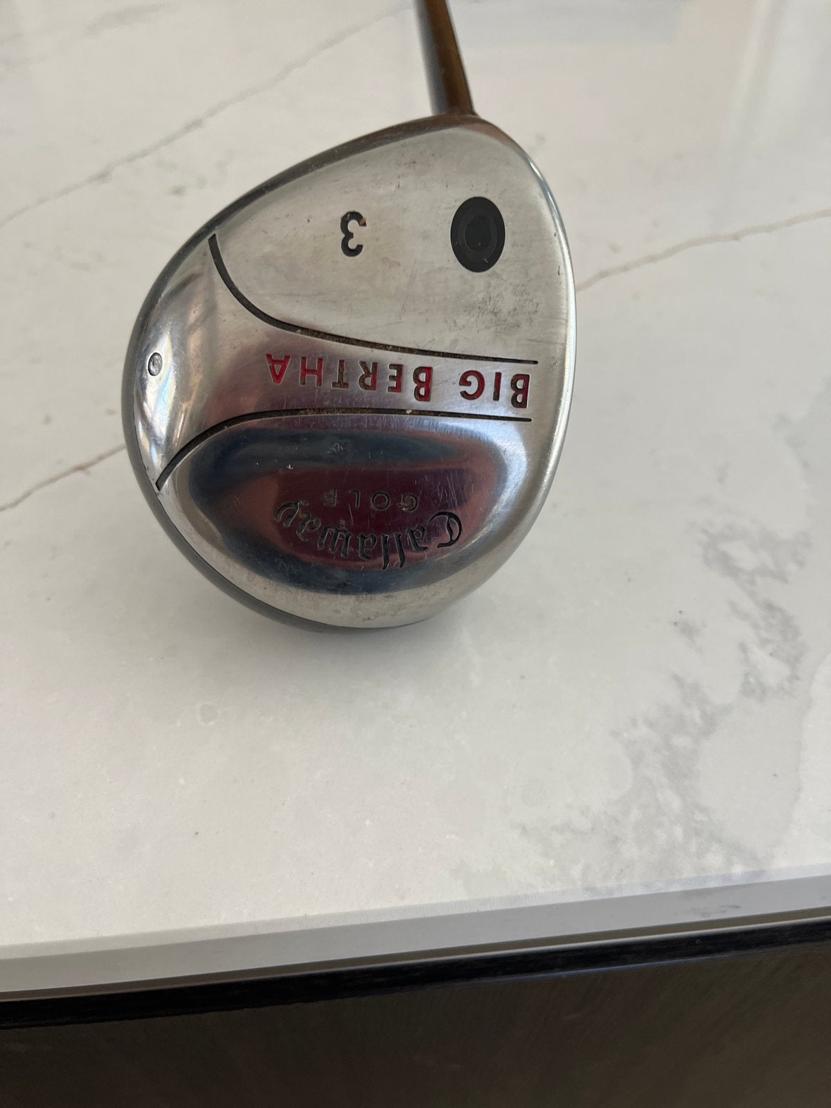 Callaway Big Bertha 3 Wood Golfclub linkshandig, Ophalen of Verzenden, Gebruikt, Club, Callaway