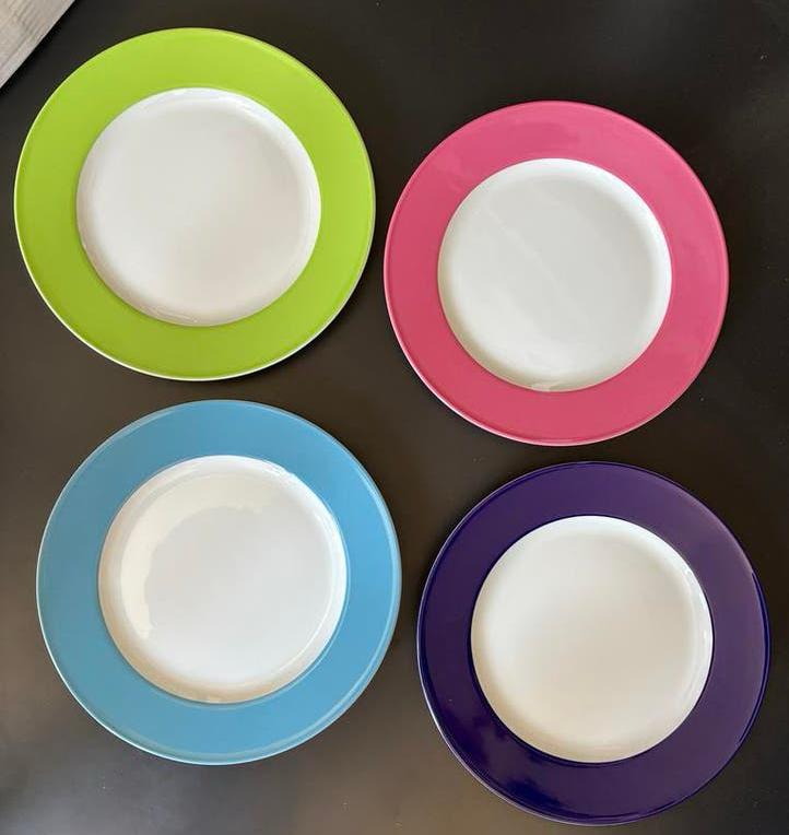 Dibbern Solid Color Borden 28cm - Set van 4 (Nieuw), Ophalen, Nieuw, Bord(en), Effen