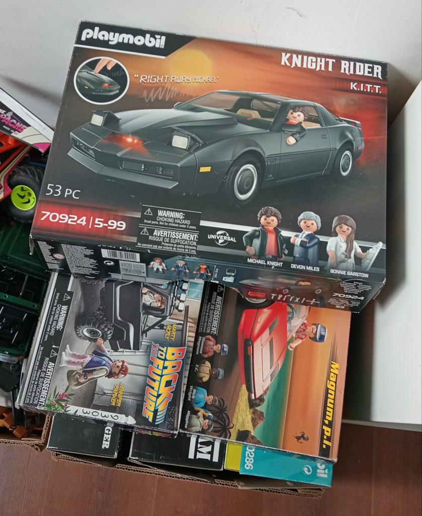 Opruiming van 6 playmobil 1:18 auto's, Hobby en Vrije tijd, Ophalen, Overige merken