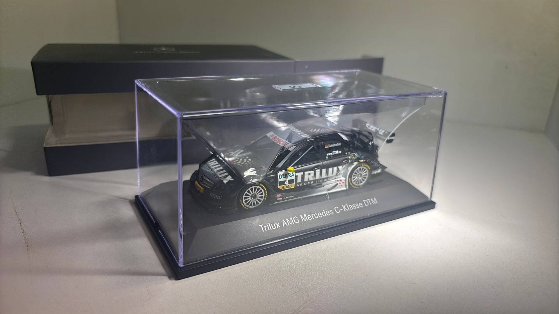 Mercedes amg c-klasse dtm #4 minichamps 1.43, Hobby en Vrije tijd, Auto, Ophalen of Verzenden, MiniChamps, A