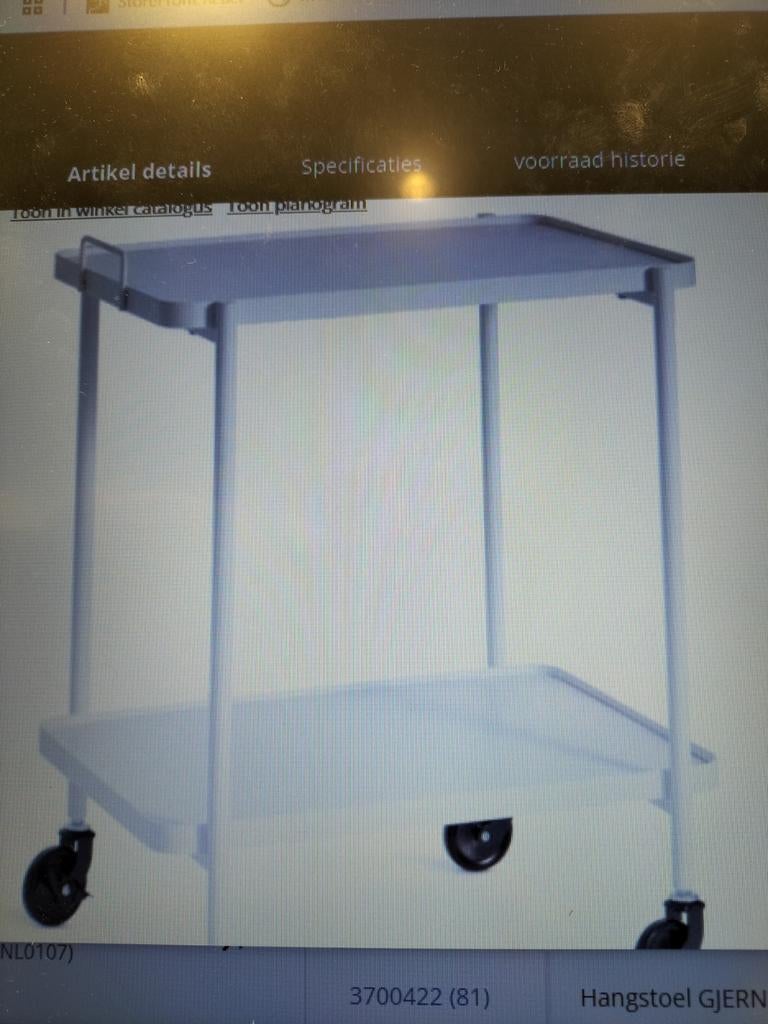 Trolley gangsted, Ophalen, Overige materialen, Nieuw, 60 cm of meer