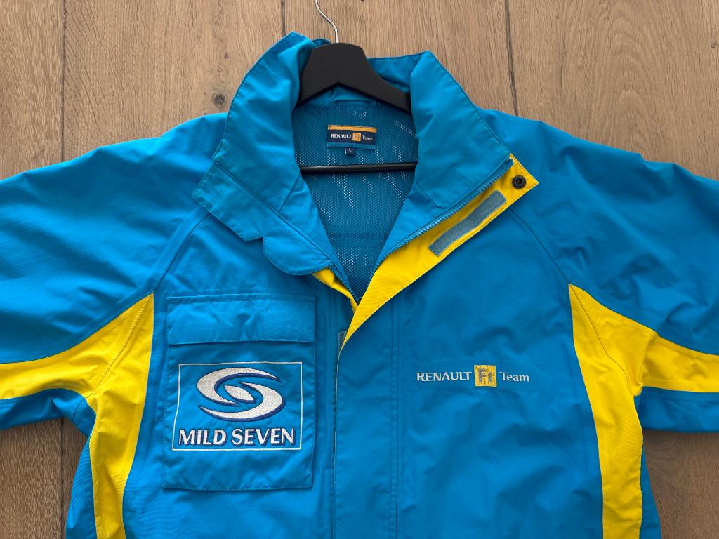 Vintage Renault F1 Team jack - Mild Seven - Maat L, Maat 52/54 (L), Blauw, Nieuw, Ophalen of Verzenden