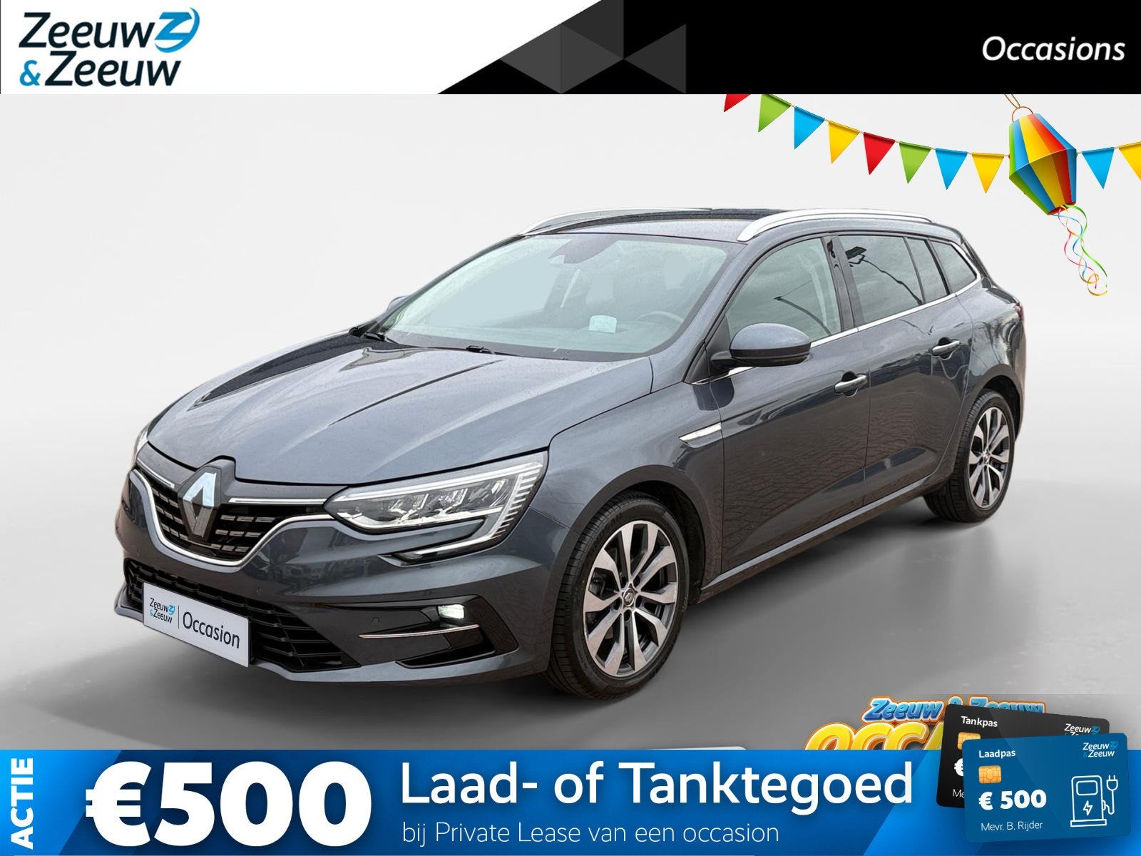 Renault Mégane Estate 1.3 TCe Intens *Navi+Camera*Lederen b, Voorwielaandrijving, Gebruikt, Euro 6, 4 cilinders