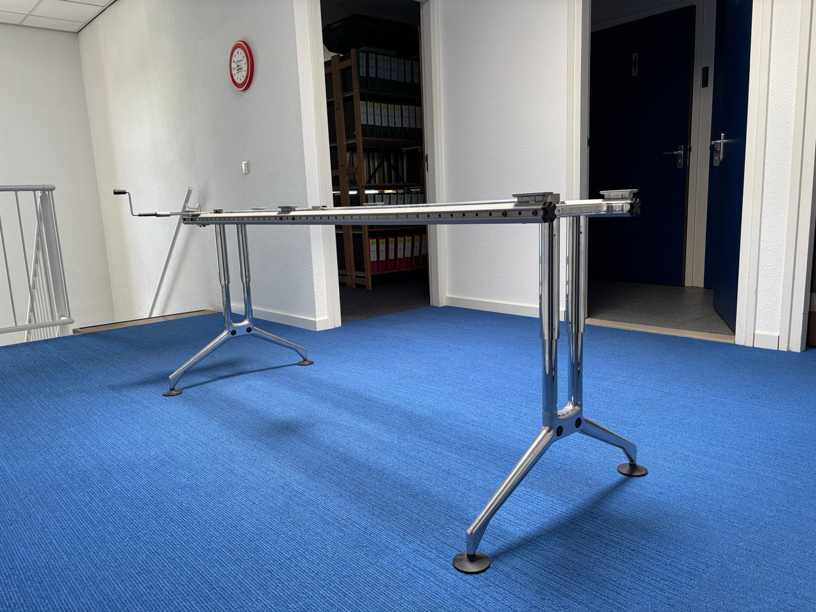 Vitra ad hoc tafelonderstel 183cm, Ophalen, Zit-sta bureau, Gebruikt, Metaal