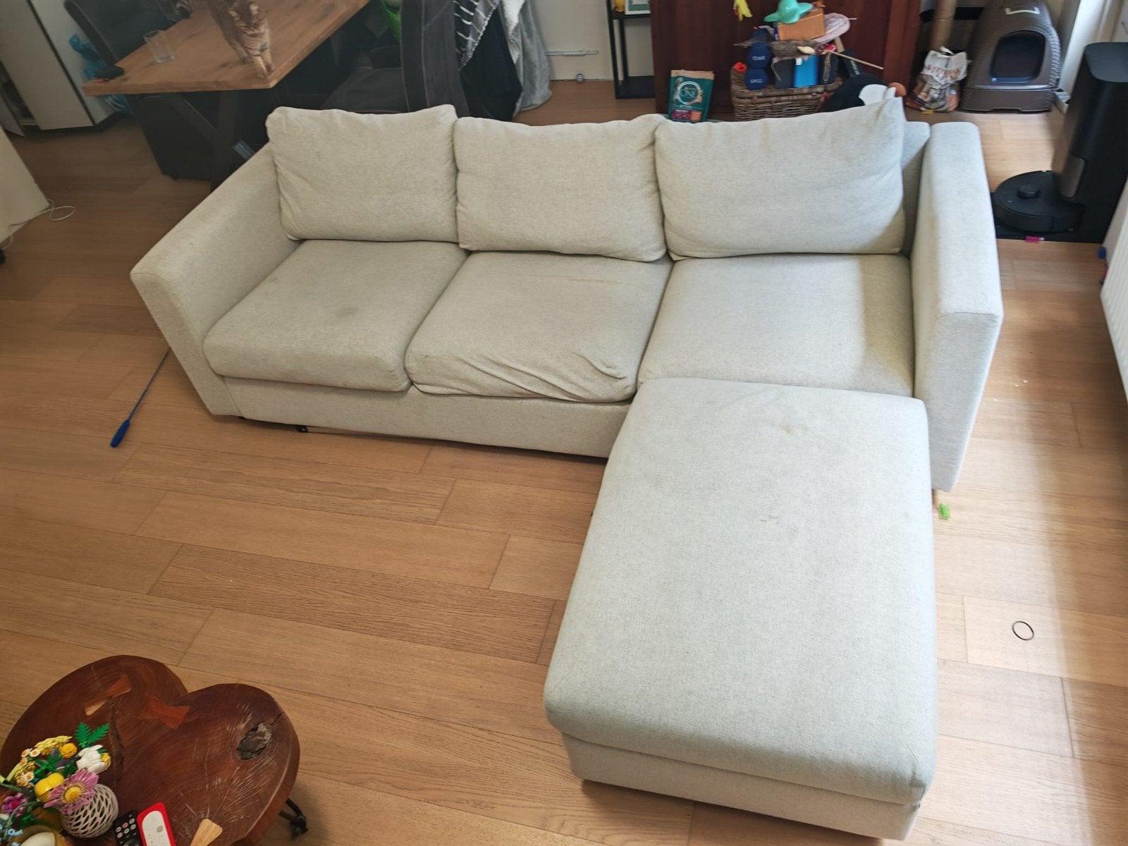 3 zits bank (Vimle Ikea), Ophalen, Gebruikt, Stof