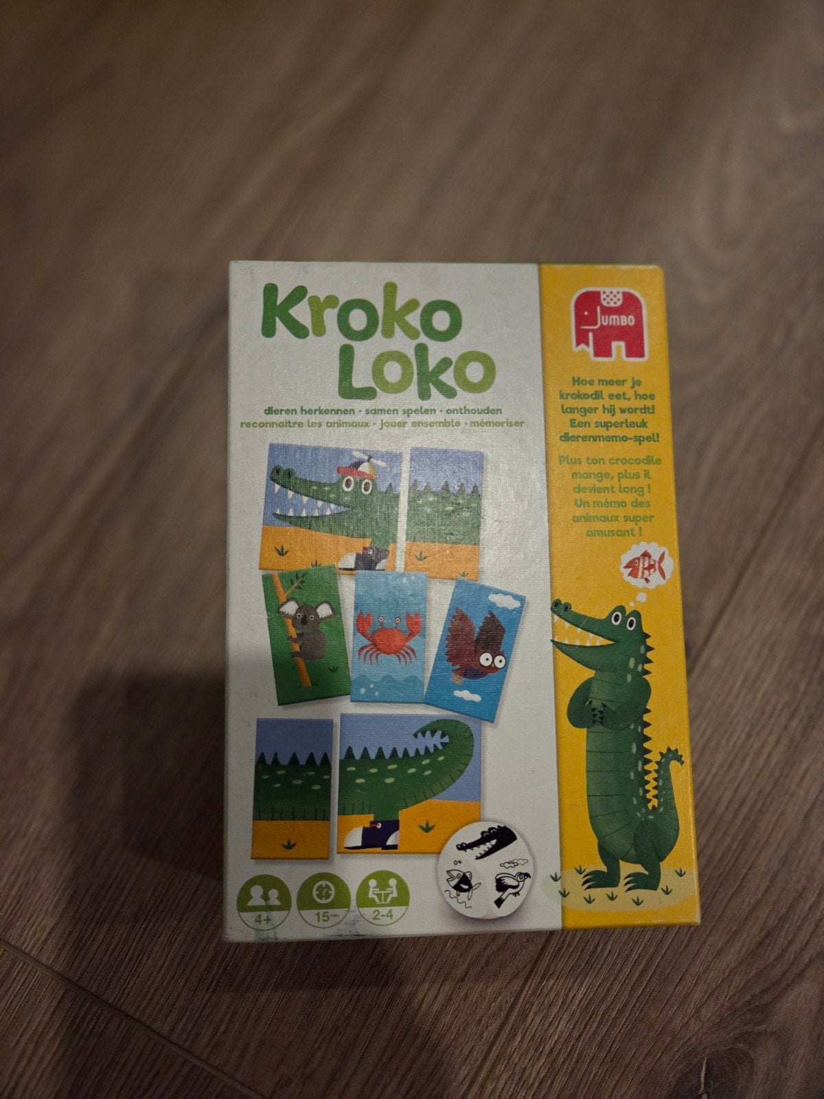 Kroko Loko - Leuk dierengeheugenspel voor kinderen, Drie of vier spelers, Ophalen of Verzenden, Zo goed als nieuw, Jumbo