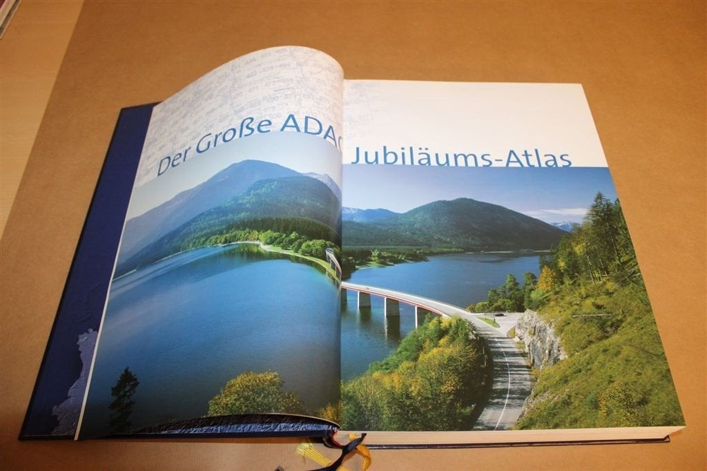 ADAC-Jubiläums-Atlas — Groot Formaat Wegenatlas Duitsland, Ophalen of Verzenden, Gelezen, 1800 tot 2000, Landkaart